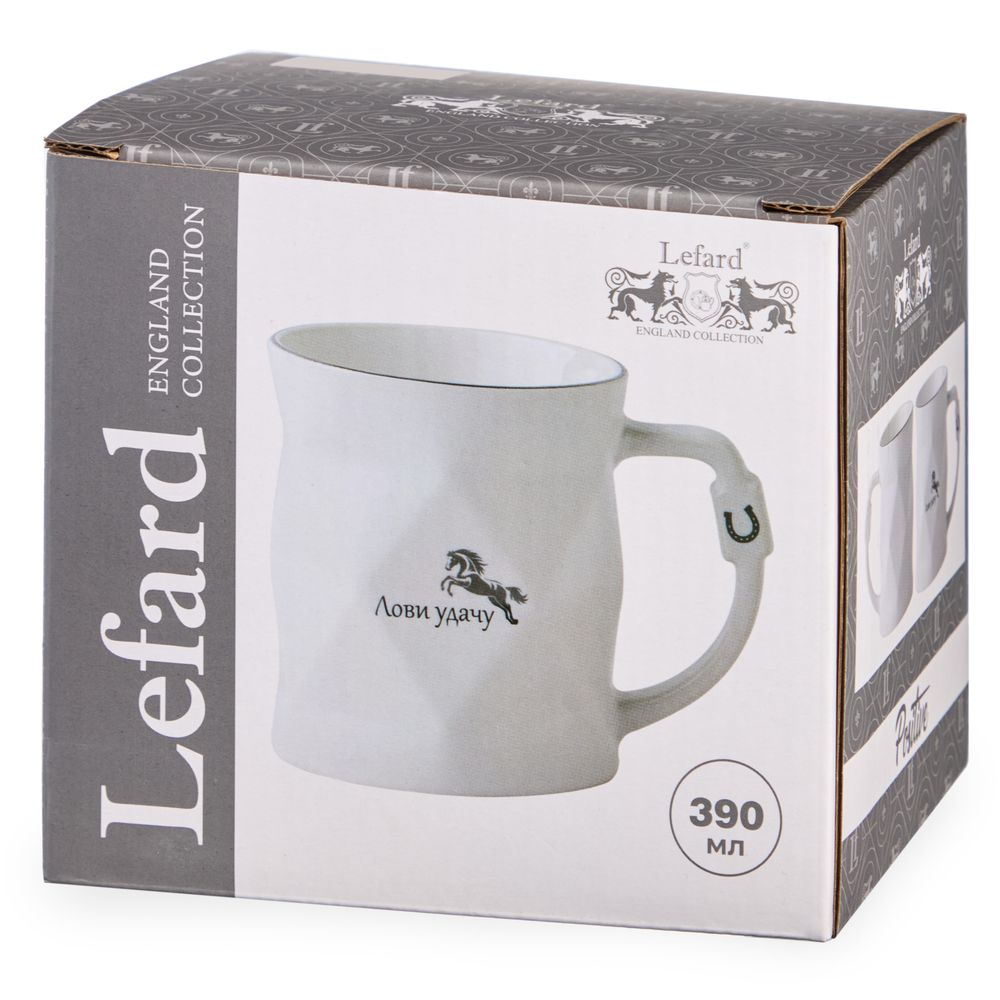КРУЖКА LEFARD "ЛОВИ УДАЧУ" 390МЛ