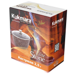 Кастрюля алюминий, антиприг, 3.5 л, с крыш, Kukmara, Elite stone, к31ес