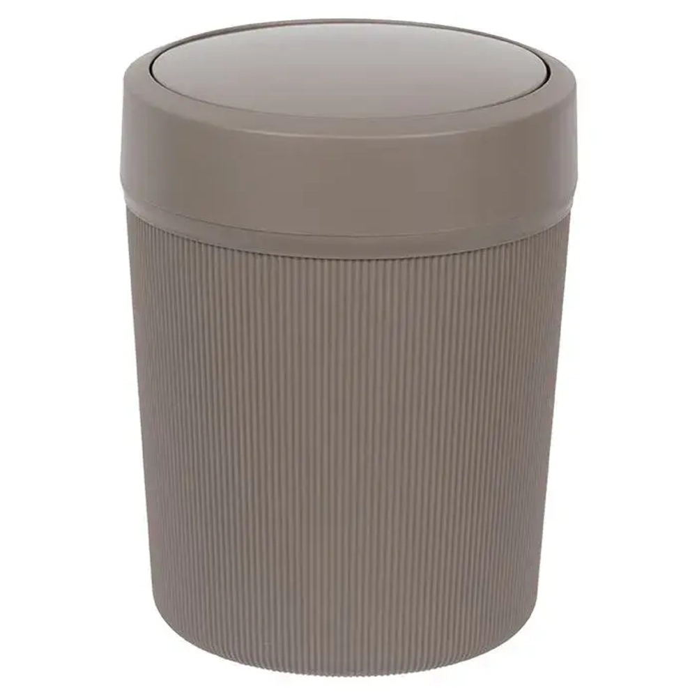 Контейнер для мусора ВЕЛЬВЕТ 4л Французcкий серый