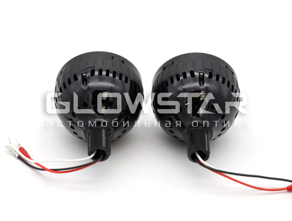 Светодиодные модули LED Aozoom S40 Laser Chip (ALPD-04 PRO) дальнего света с DRL, под маски 3.0 дюйма, крепеж H7/H4, 21Вт (комплект, 2шт)