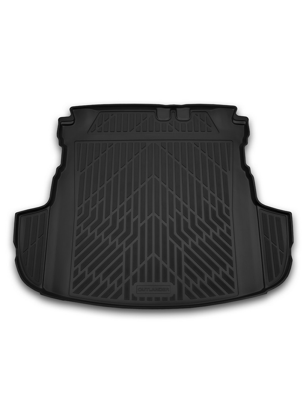 Коврик в багажник для MITSUBISHI Outlander, 2012-2014, 2014-, кроссовер, без органайзера, 1 шт. (полиуретан) MZ353025