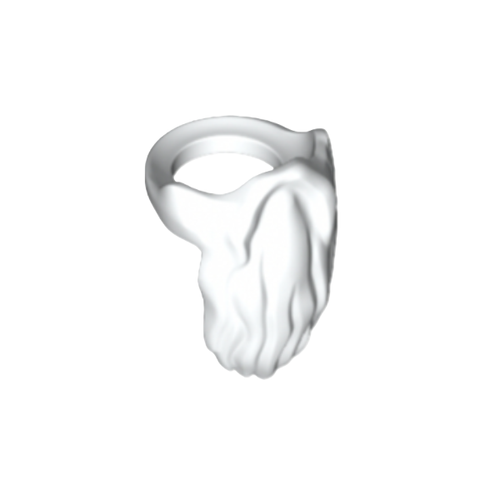 Борода 10052 White