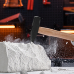 Молоток слесарный, 500 г, квадратный боек, деревянная рукоятка Sparta 102105