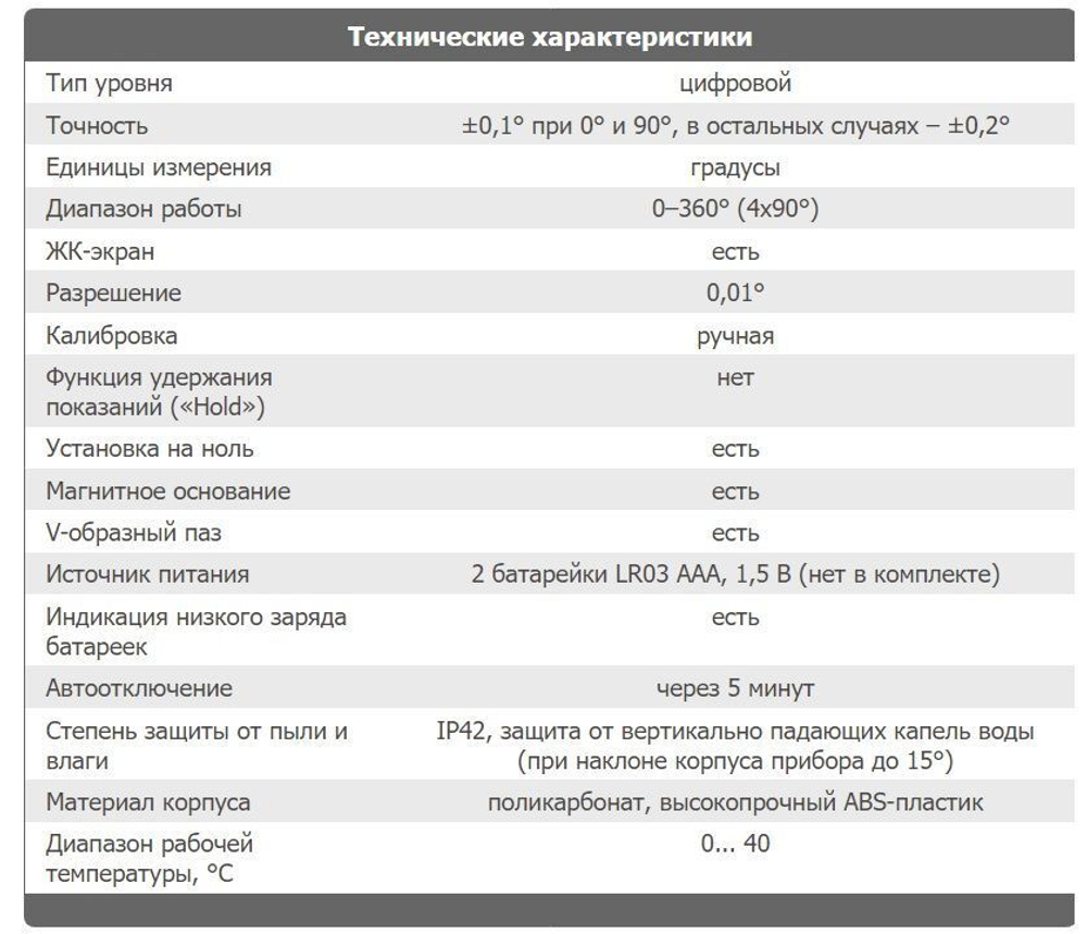 Цифровой уровень Ermenrich Verk LQ30