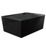 Контейнер VERSA L, 12 л. с крышкой, цвет прозрачный черный