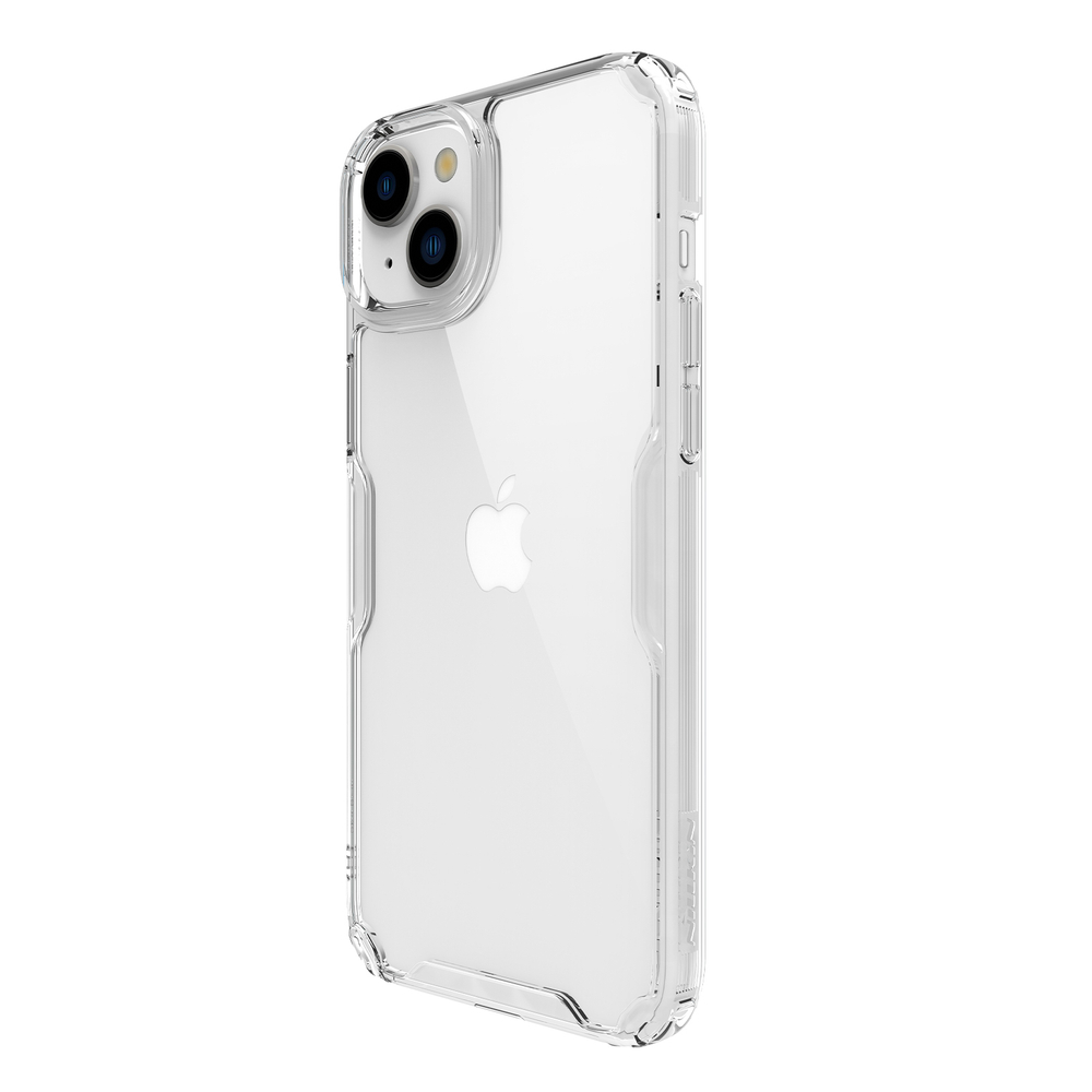 Усиленный прозрачный чехол от Nillkin для смартфона iPhone 15, серия Nature TPU Pro Case