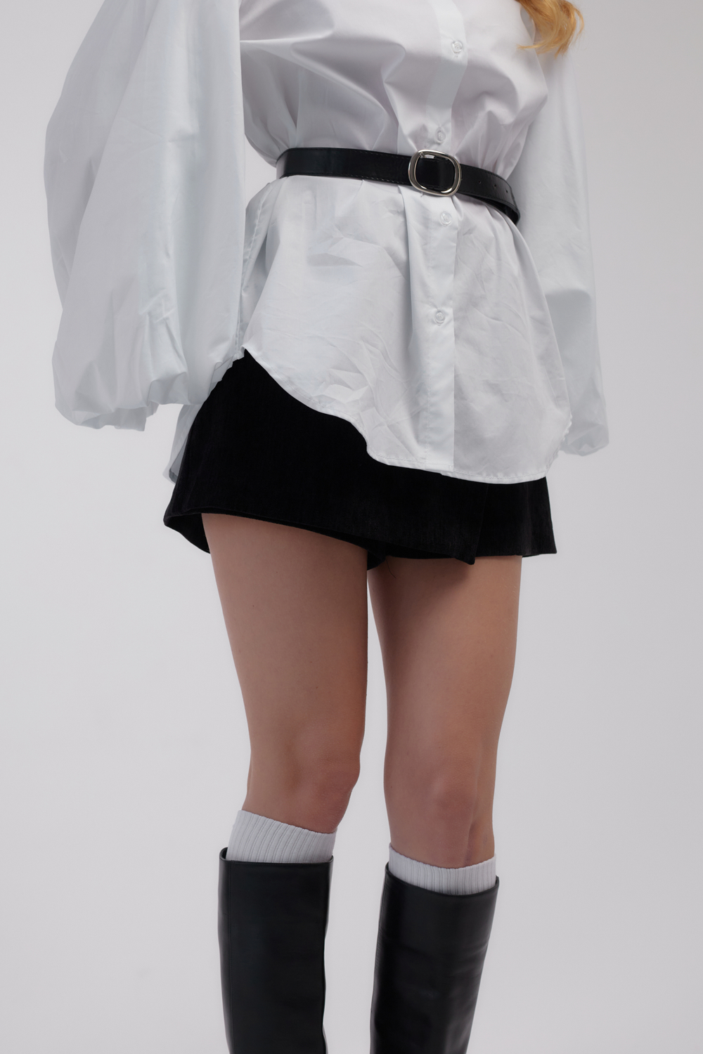 Рубашка с пышными рукавами Joleen