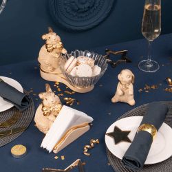 Фруктовница-конфетница Кролик Банни Айвори с чашей Аврора