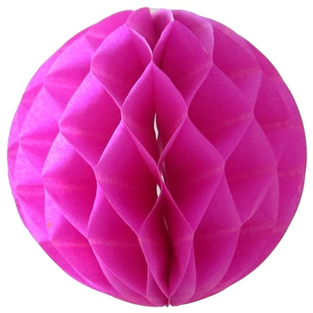 Бумажный шар-соты Розовый 30 см #714022