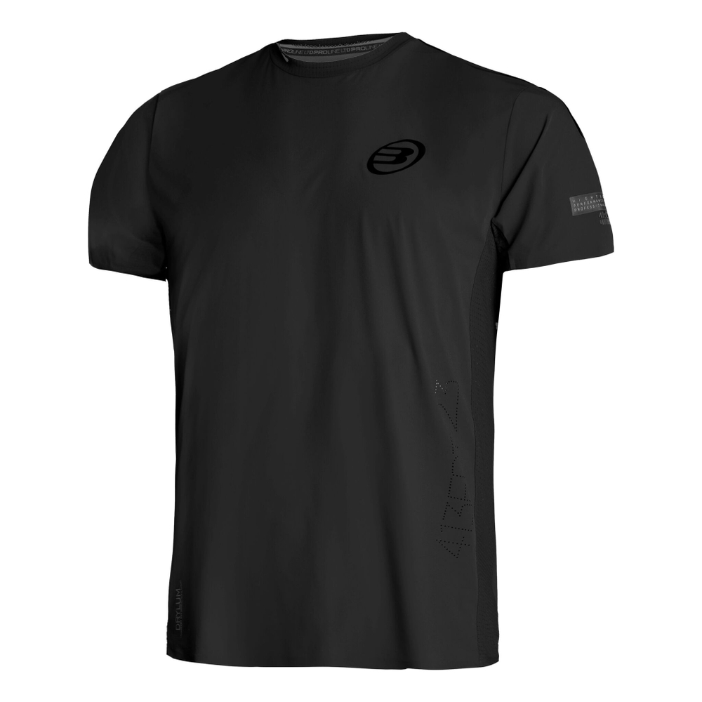 Мужское теннисное поло Bullpadel Odeon T-Shirt Men - Black