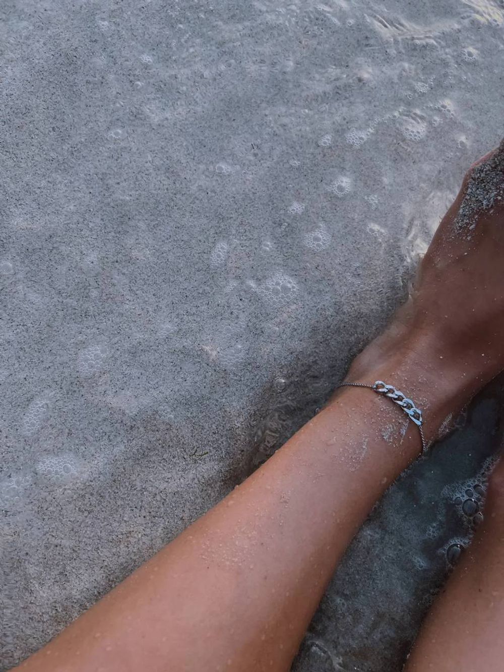 Браслет на ногу (анклет) Зацепила