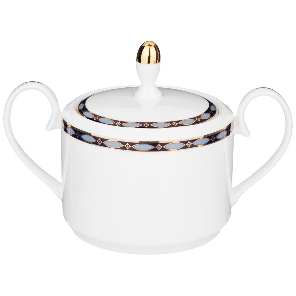 ЧАЙНЫЙ СЕРВИЗ LEFARD "GLAMOUR" НА 6 ПЕР. 14 ПР. 1000/350/300 МЛ СИНИЙ (КОР=2НАБ.)