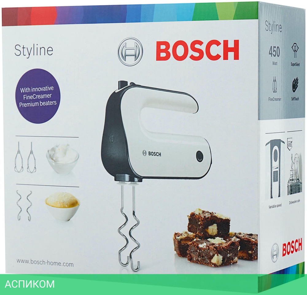 Миксер Bosch Styline MFQ4020 белый