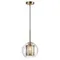 4939/1 PENDANT ODL22 401 античн.бронза/металл/прозрачный/стекло Подвес E27 1*40W CLOCKY
