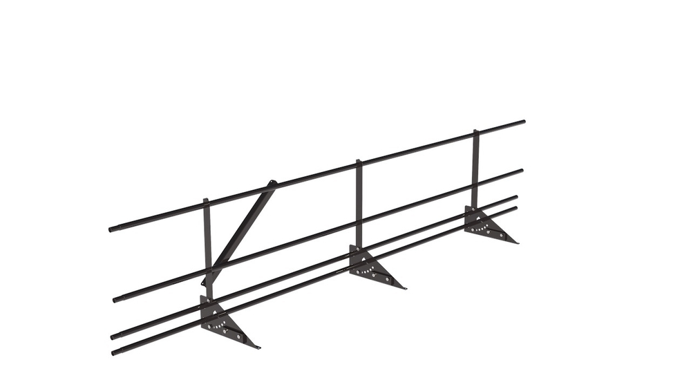 Кровельное ограждение Fachmann KO/SK/SN-600-2-3000 Фальцевый крепеж RAL