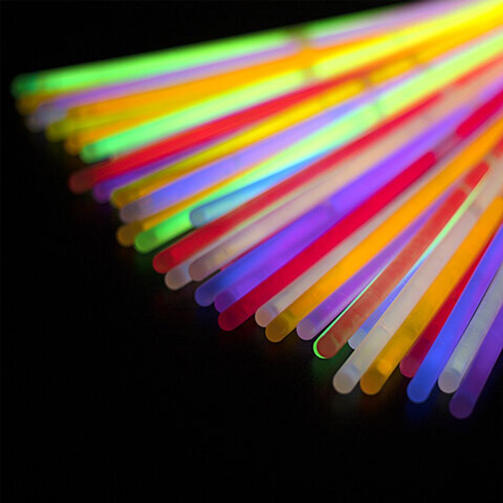 Светящиеся (неоновые) палочки-браслеты, набор 50 шт. + 2 в ПОДАРОК! в тубе, ЗОЛОТАЯ СКАЗКА, 662597