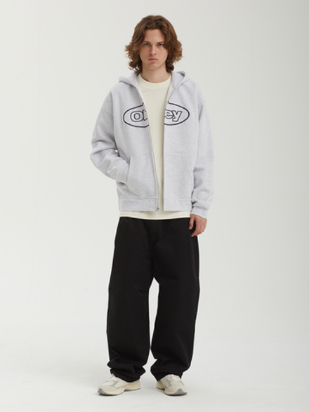 Мужская Толстовка Obey Oval Extra Heavy Zip