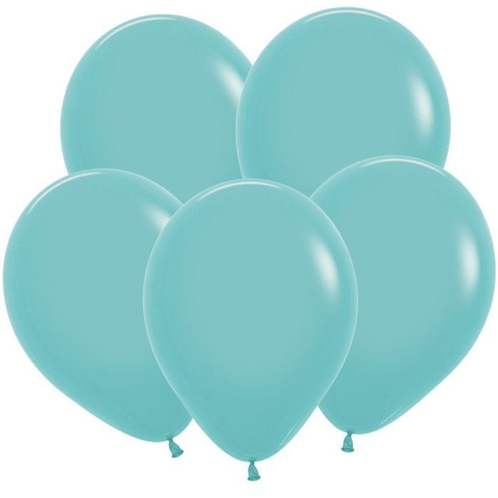 Шар (5"/13 см) Аквамарин, Пастель (037) 100 шт.