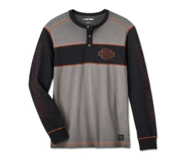 Футболка с длинными рукавами Iron Bar Henley Harley-Davidson
