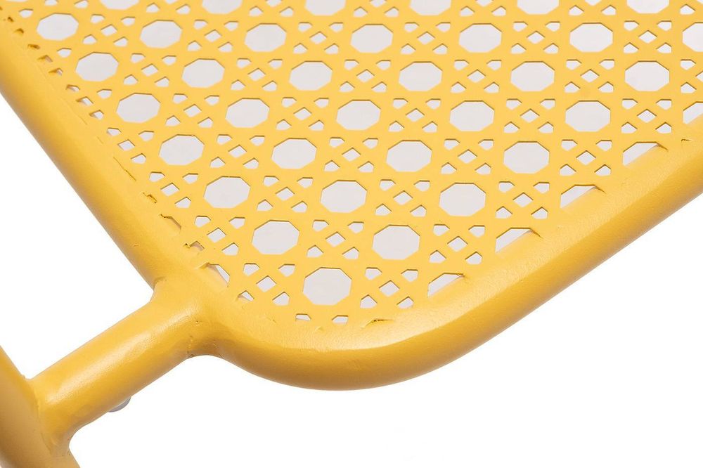 "Посейдон" стул стальной, цвет желтый