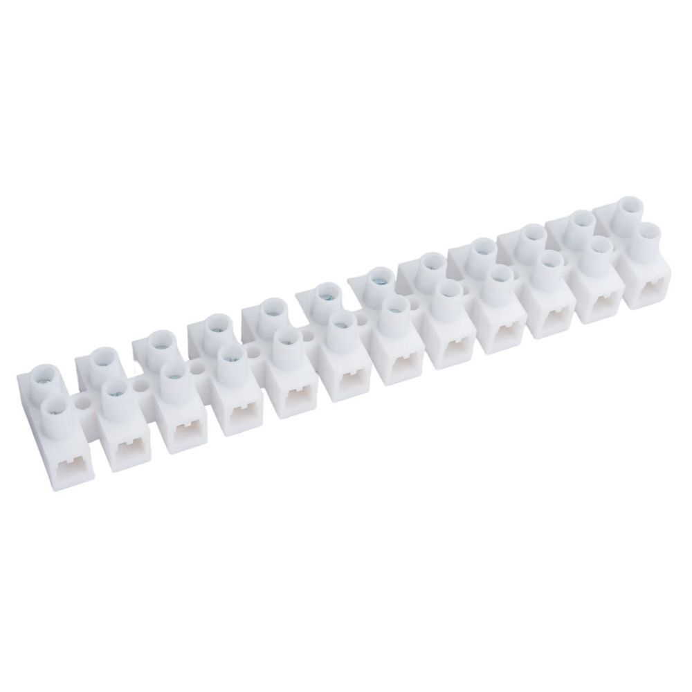 STEKKER Зажим винтовой 3ВИ 12пар 6-10мм2 450V 10A полипропилен LD226-10A DIY 39893
