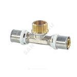 Тройник МП латунь пресс Дн 26х1/2"х26 НР ГОСТ 32415-2013 8012 Aquasfera 8012-04
