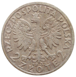2 золотых. Ядвига. Польша. 1932 г. VF