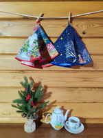 Полотенце кухонное, круглое, 2 шт, рогожка