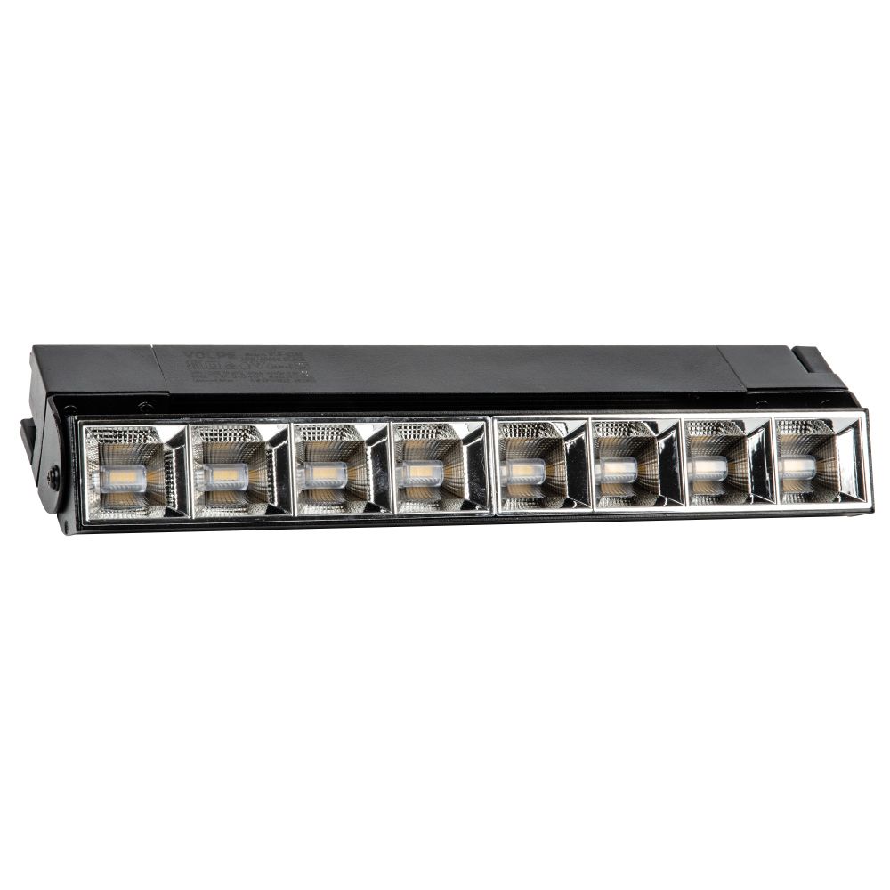 ULB-Q283 20W-4000K BLACK Светильник-прожектор светодиодный трековый. Линейный. 1600 Лм. Белый свет 4000К. Корпус черный. ТМ Volpe