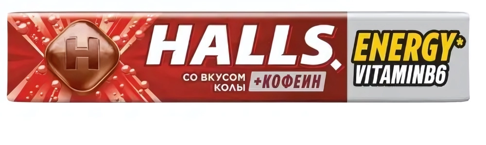 Конфеты HALLS Со вкусом колы (Россия) 25г