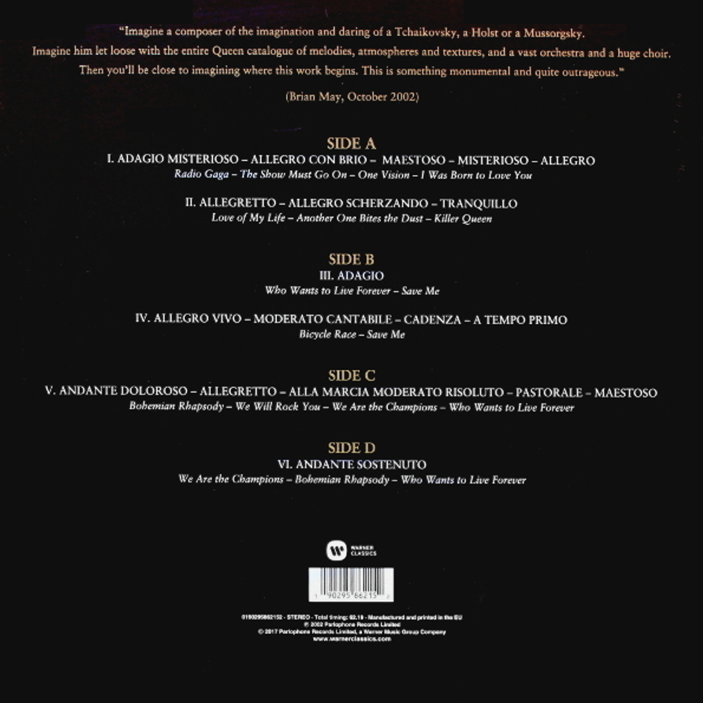 The Royal Philharmonic Orchestra, Tolga Kashif / The Queen Symphony (2LP)