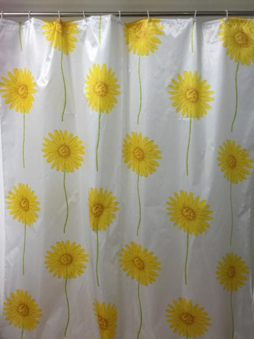 Штора для ванной (ЦВЕТОЧЕК) САВОЛ  (25/1шт)