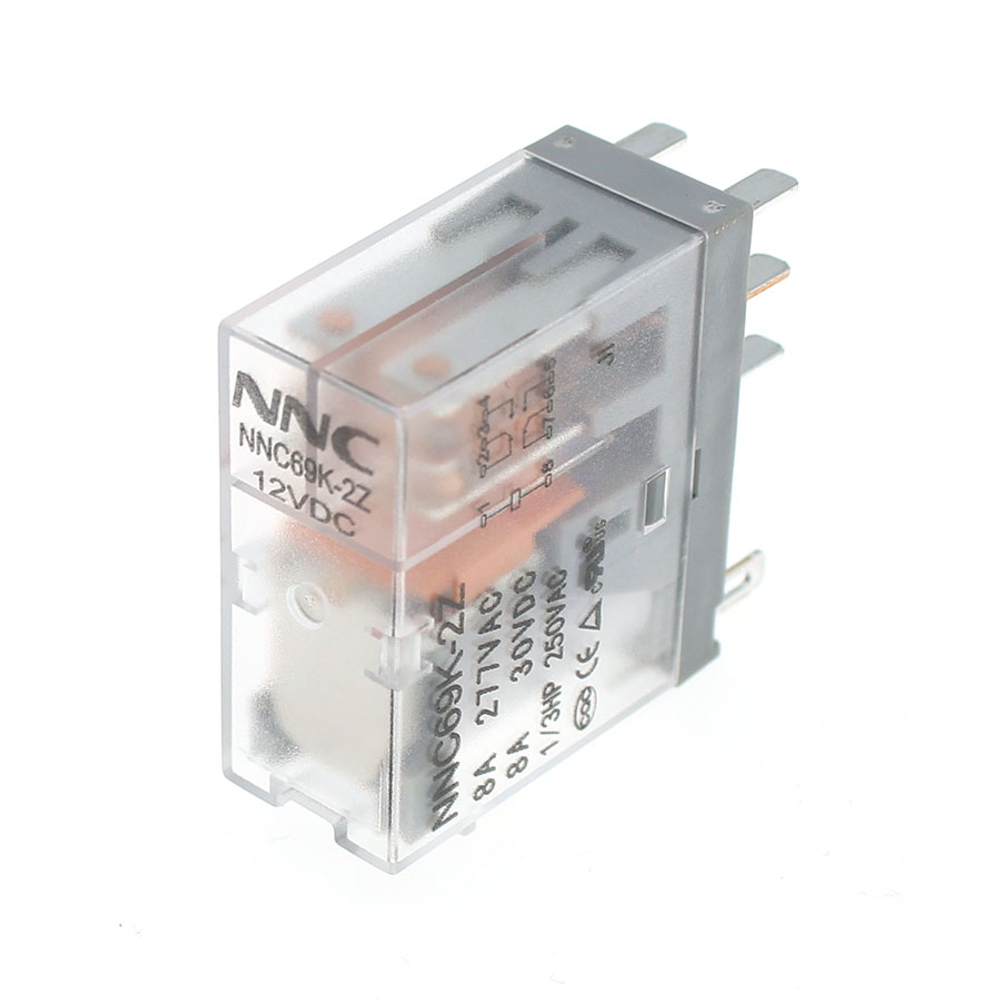 Электромагнитные реле 2 контакта, 12VDC, 5A (20 шт.)