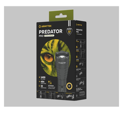 Фонарь тактический Armytek Predator Pro Magnet USB XHP35.2 HI Теплый (Warm), 1400 лм