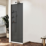 Душевая перегородка Vincea Walk-In VSW-1HWS900GFB 90 профиль черный матовый/стекло матовое тонированное
