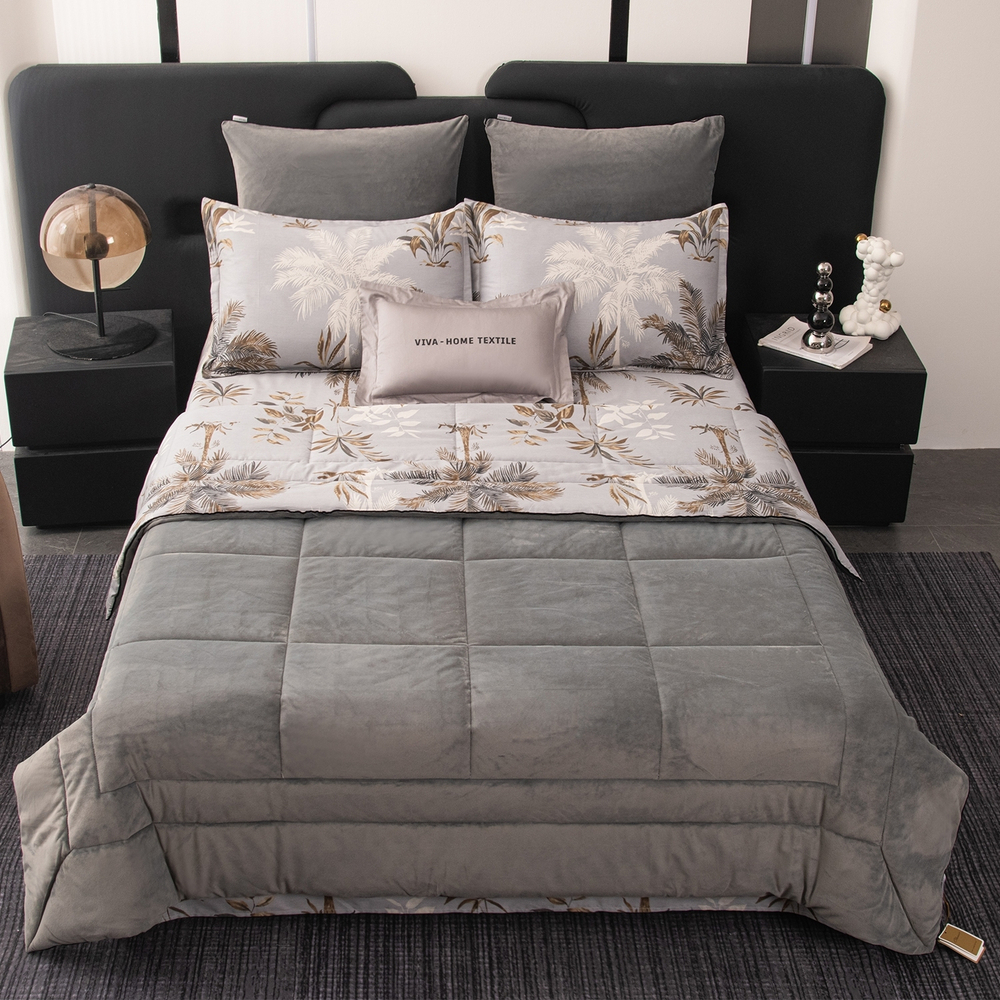 Комплект постельного белья Сатин Velouria Luxe/Велюрия Люкс с Одеялом VL009