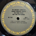 Leonard Bernstein, New York Philharmonic / The Sorcerer's Apprentice (Leonard Bernstein Conducts For Young People)(LP)