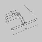 Подсветка Maytoni MIR004WL-L12BZ