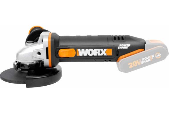 Машина шлифовальная угловая аккумуляторная WORX WX803.9 (без АКБ и ЗУ)