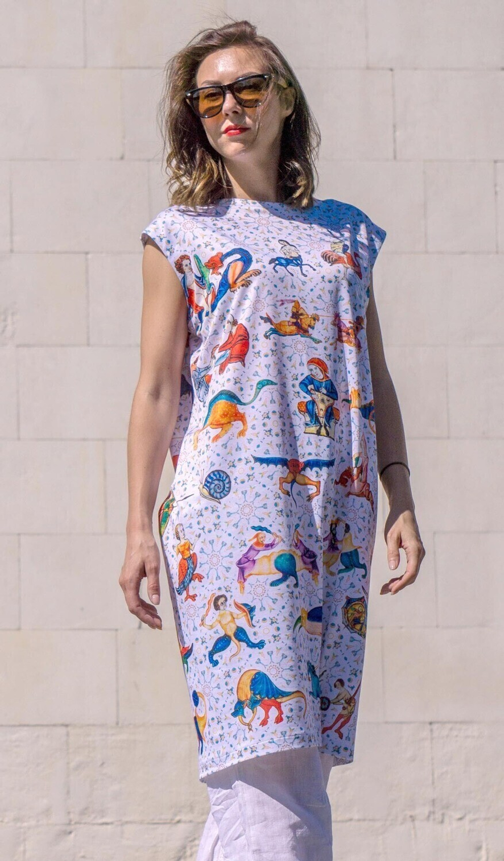 Платье "Латтрелла", по мотивам иллюстраций в средневековой Псалтири Латтрелла