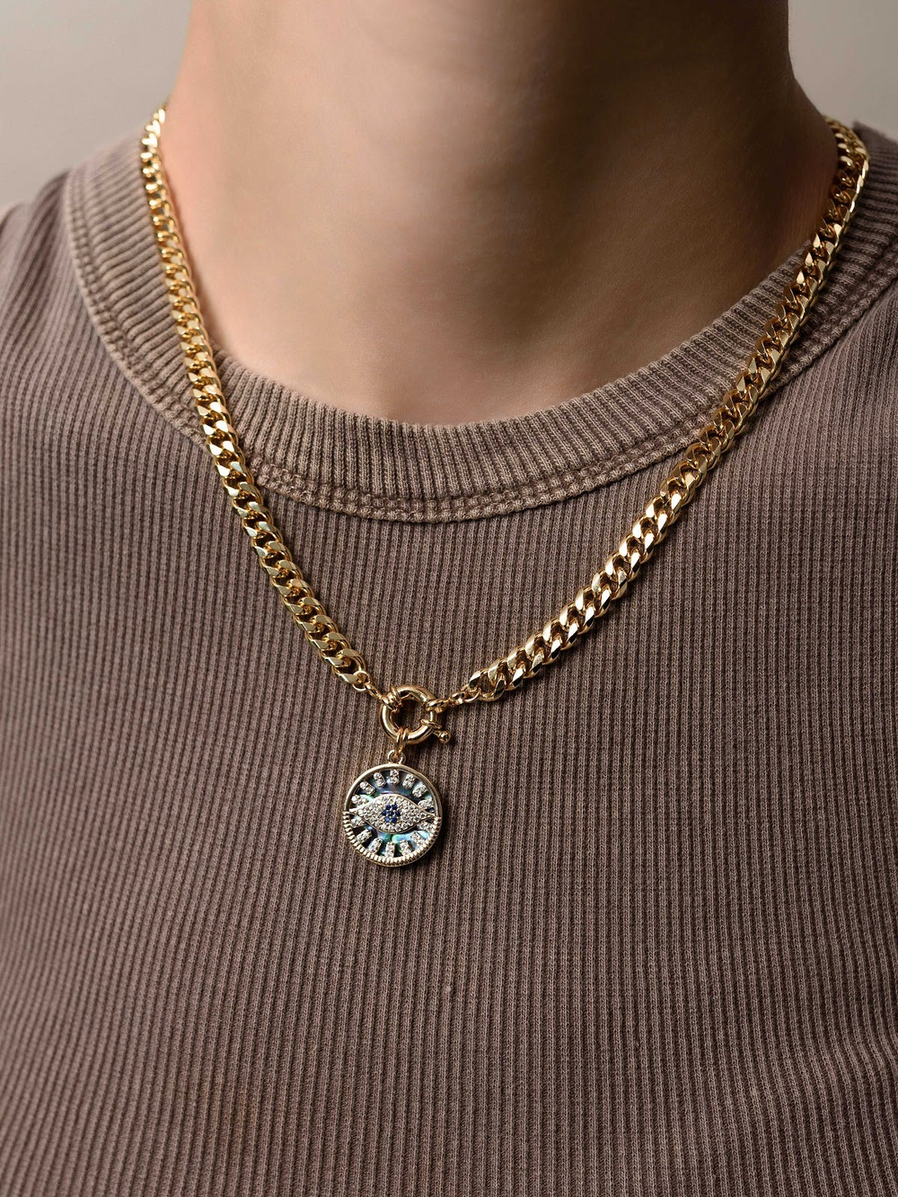 Колье "Eye" Gold