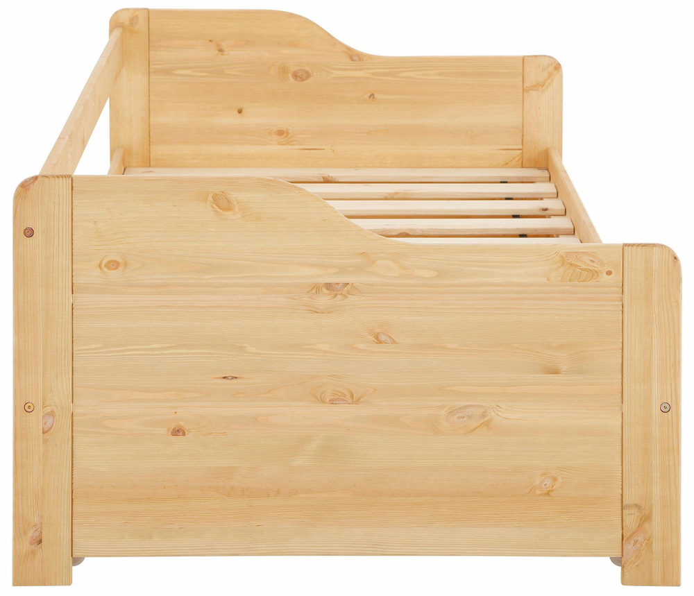 Кровать, 90х200, Тим, двуспальная, для детей и взрослых, тахта, с выдвижным спальным местом, деревянная, Dipriz