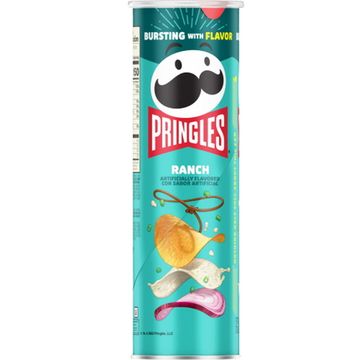 Чипсы Pringles Ranch со вкусом чесночного соуса 158 г (Германия)