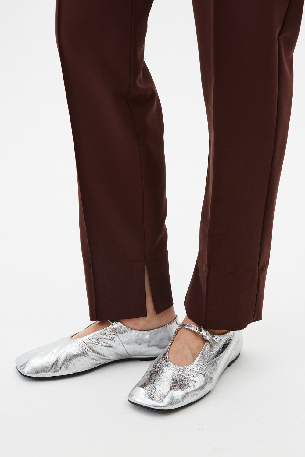 Брюки зауженные медицинские женские Сьют, шоколад