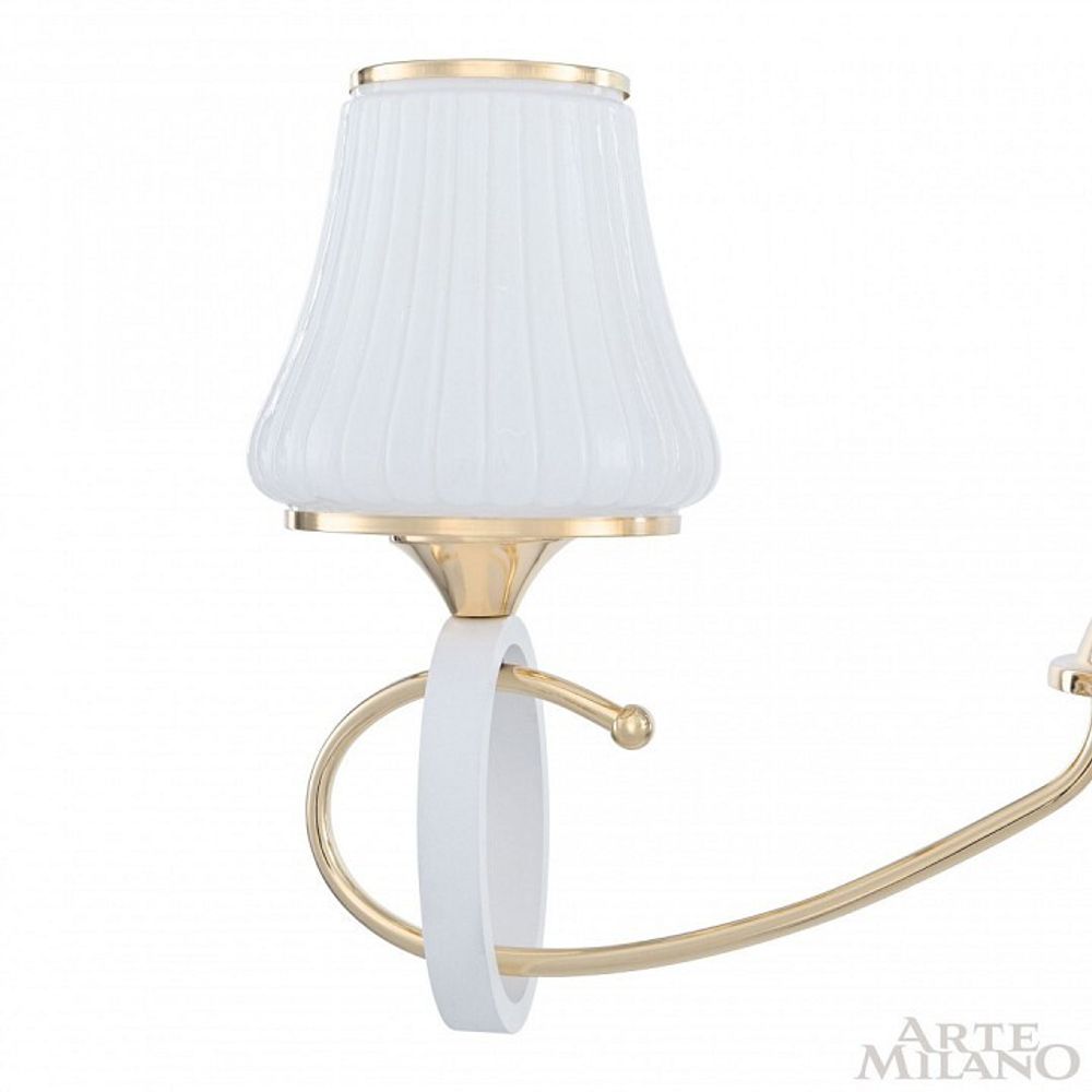 Подвесная люстра Arte Milano Florentia-2387 302387/3 Wh/Gd
