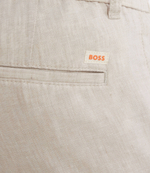 Льняное шорты Chino BOSS ORANGE - бежевый(50513027)