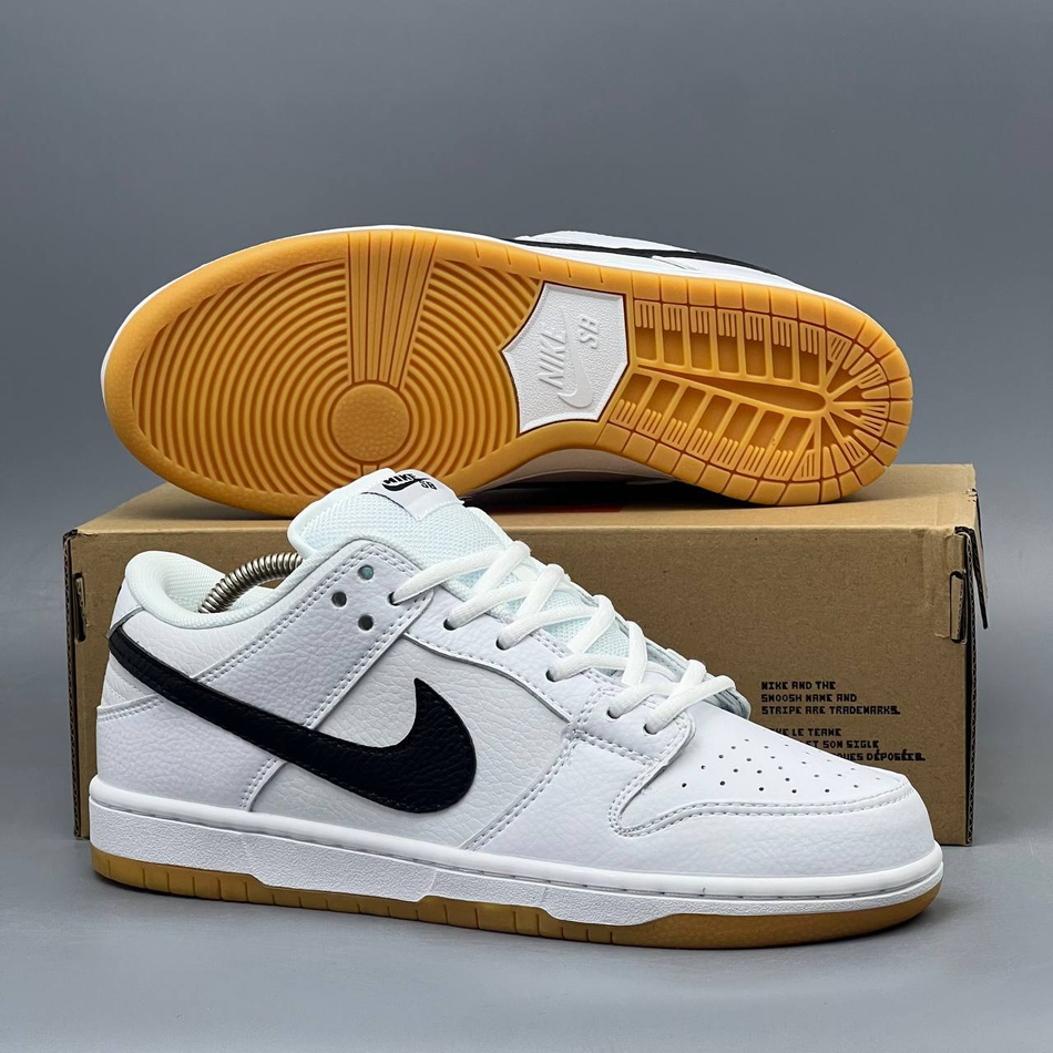 Кроссовки NikeDunkSB White Gum #58 (бел.)