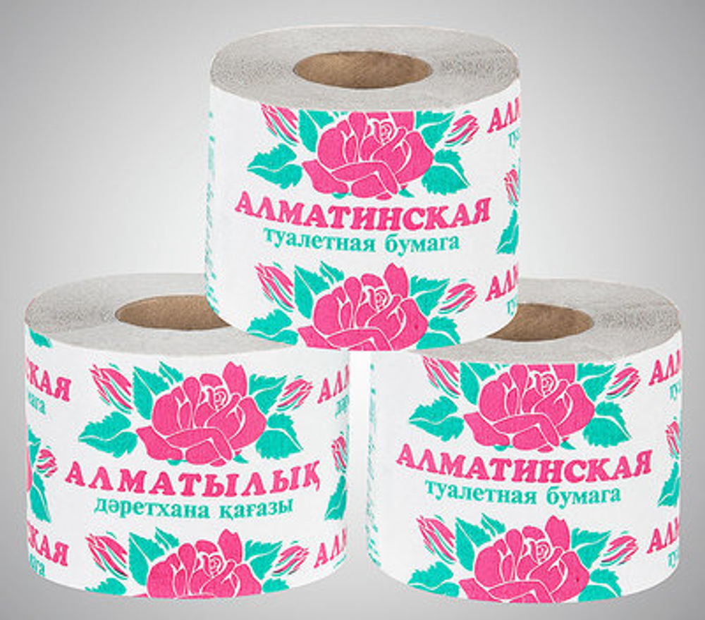 Туалетная бумага «Алматинская», 1рулон