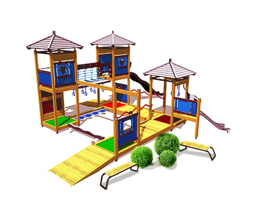 Пандусный городок для детей с ограниченными возможностями