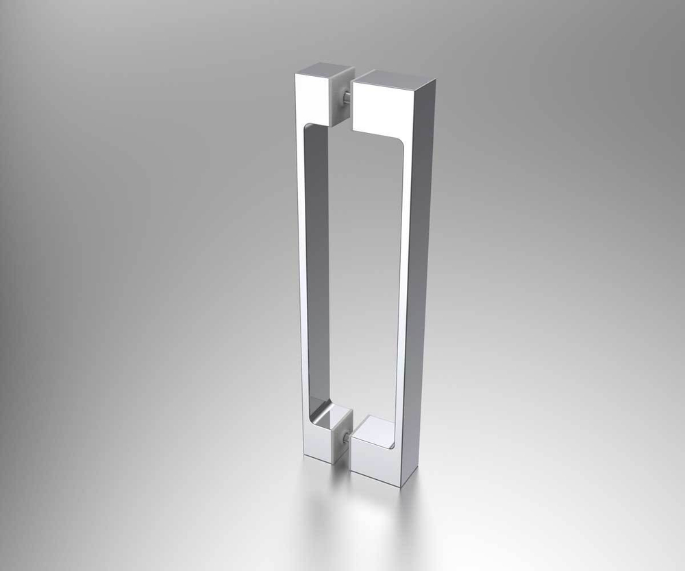 Душевая дверь Alpha VDS-3AL150CL, 1500, хром, стекло прозрачное